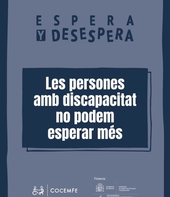 Natura i Salut es suma a la concentració per denunciar les llistes d’espera pel grau de discapacitat